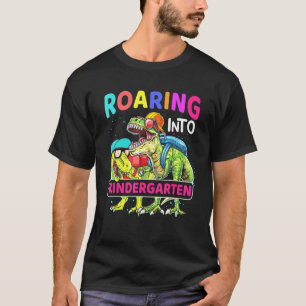 Camiseta Roaring Kindergarten Dinosaur para volver a la esc