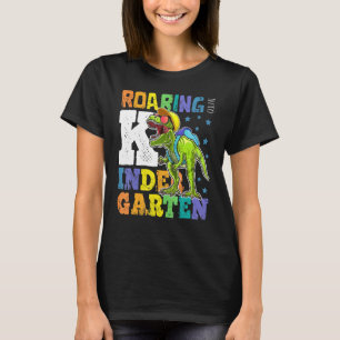 Camiseta Roaring Kindergarten Dinosaur Regresa A La Escuela