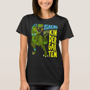 Camiseta Roaring Kindergarten Dinosaur vuelve a la escuela