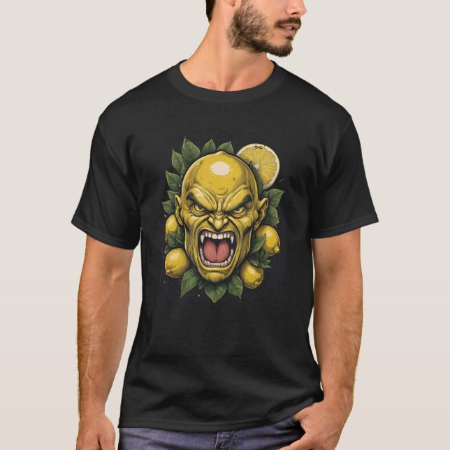 Camiseta Roaring Lemon Face with Citrus Details  (Anverso)
