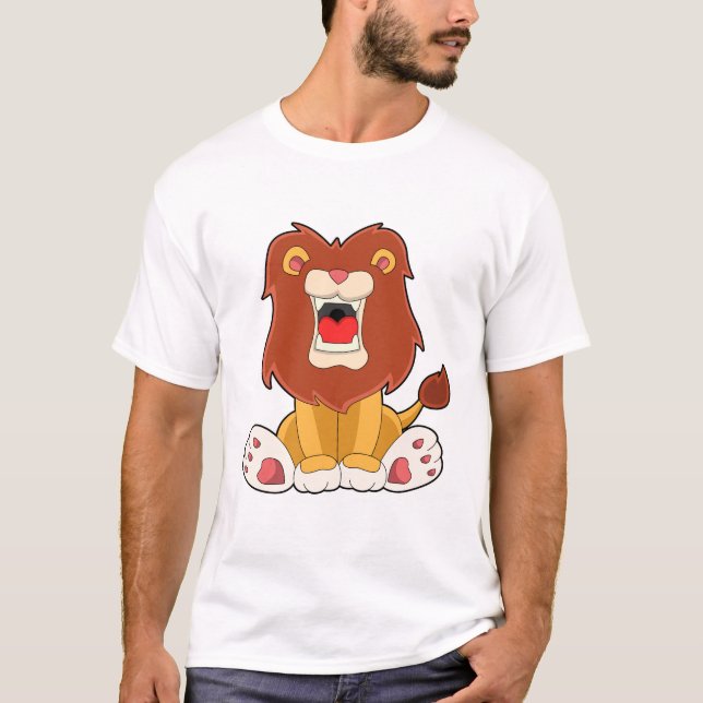 Camiseta Roaring lion (Anverso)