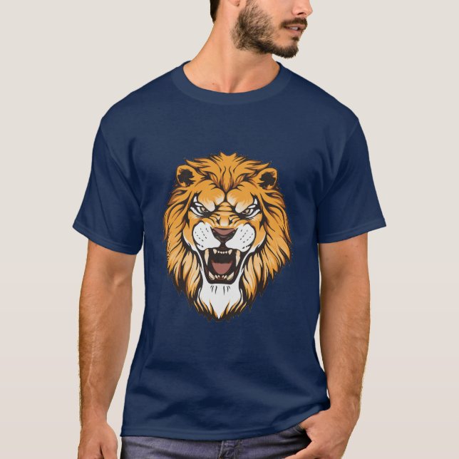 Camiseta Roaring Lion Basic Dark T-Shirt (Anverso)