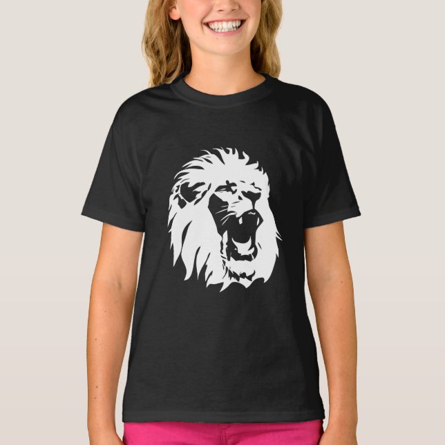 Camiseta Roaring Lion Face (Anverso)