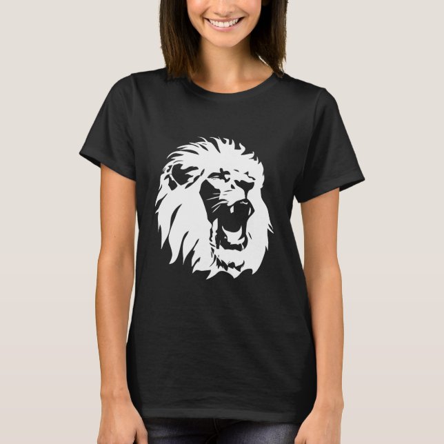Camiseta Roaring Lion Face (Anverso)