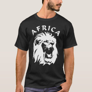 Camiseta Roaring Lion Face África