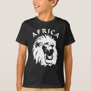 Camiseta Roaring Lion Face   África