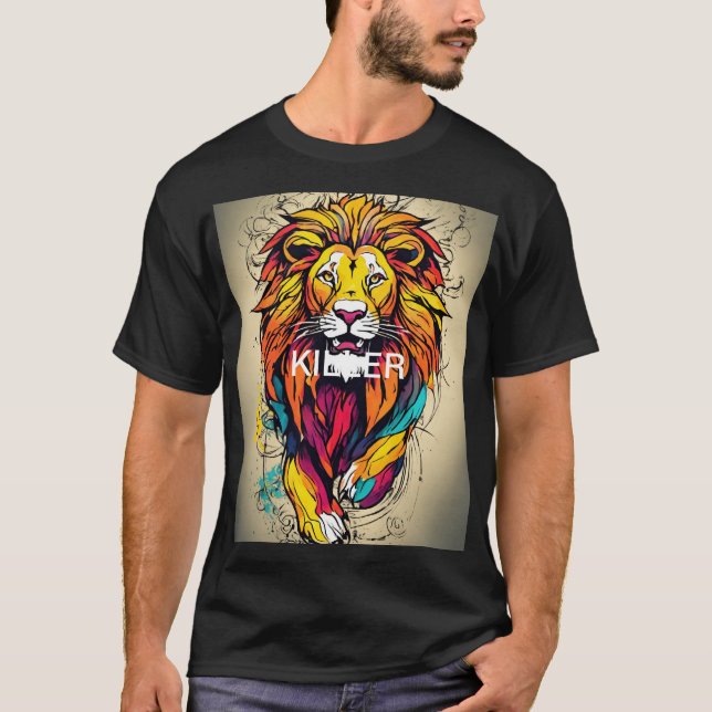 Camiseta Roaring Lion Tee: ¡Liberen al ASESINO! (Anverso)