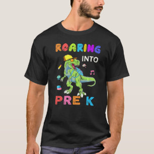 Camiseta Roaring Pre K Dinosaur Rex De Vuelta A La Escuela