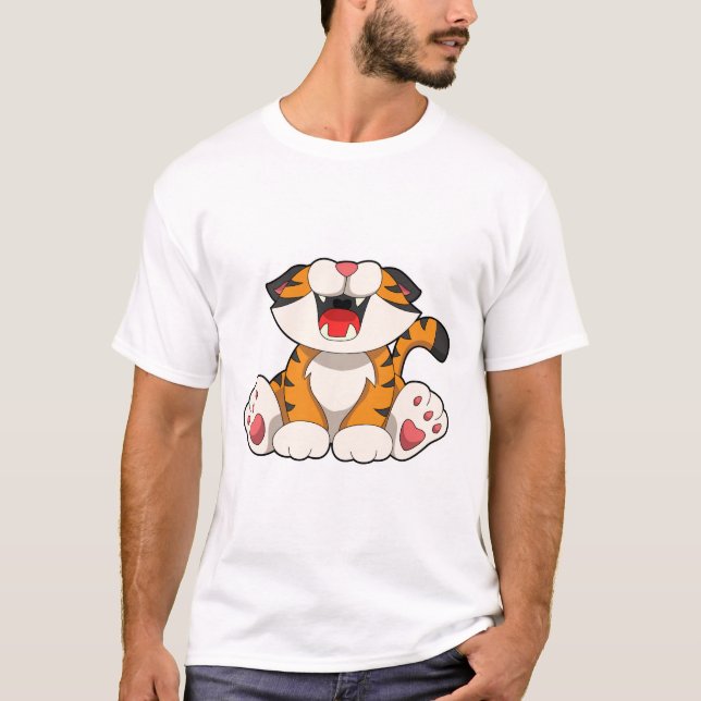 Camiseta Roaring tiger (Anverso)