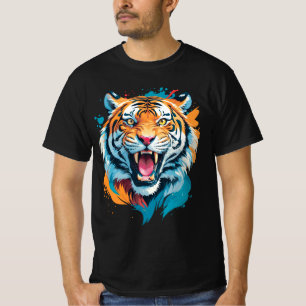 Camiseta Roaring Tiger Face