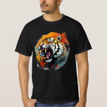 Roaring Tiger T-shirt - Colores intensos