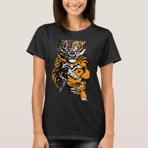 Camiseta Roaring Tiger Un Diseño De Guay Con Un Ti De Benga