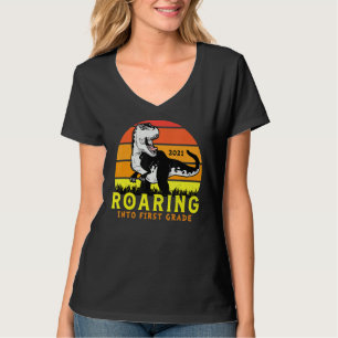 Camiseta Roaring to First Grado 2021 Edición Retro Vintag