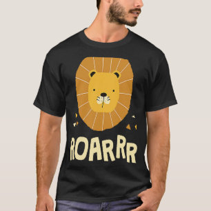 Camiseta Roarrr I Chica de León Niños Tigre amigo animal Ch