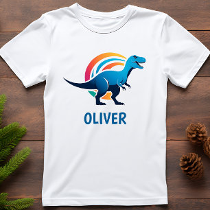 Camiseta Roarsome Blue T-rex Personalizado