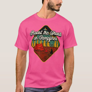 Camiseta Roast Los Fantasmas En Campfire Halloween Camping