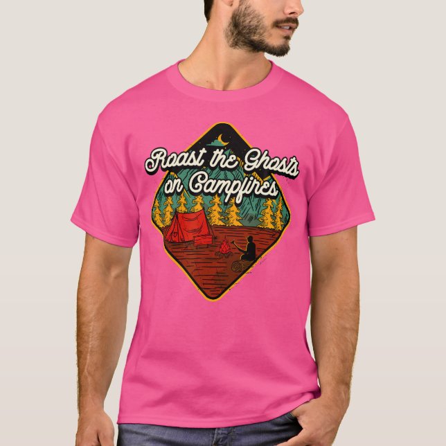 Camiseta Roast Los Fantasmas En Campfire Halloween Camping  (Anverso)