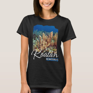 Camiseta Roatan Honduras Coral Reef Scuba Buceo Roatan