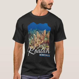 Camiseta Roatan Honduras Coral Reef Scuba Buceo Roatan