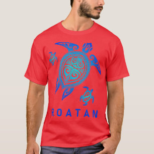 Camiseta Roatan Honduras Sea Blue Rurbal