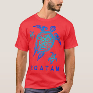Camiseta Roatan Honduras Sea Blue Rurbal