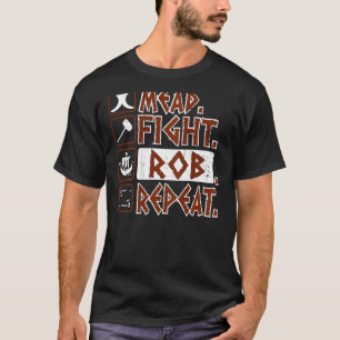 Camiseta Rob de lucha contra la carne repetición de dragón 