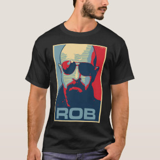 Camiseta Rob Halford Retrato Gráfico Mínimo Icono De Metal