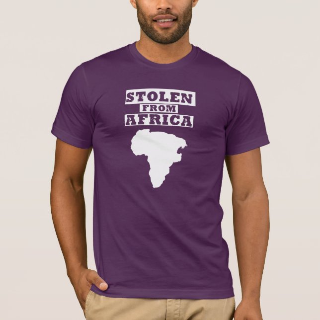 CAMISETA ROBADO DEL ® DE ÁFRICA (Anverso)