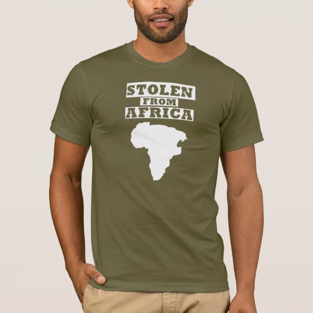 CAMISETA ROBADO DEL ® DE ÁFRICA (Anverso)