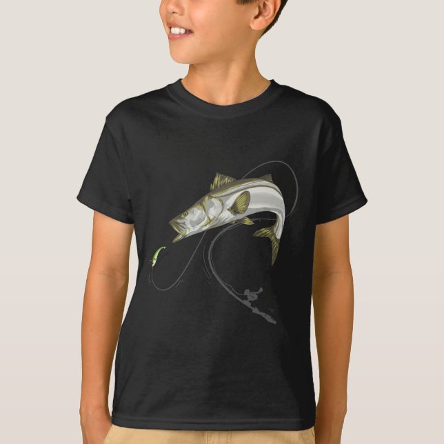 Camiseta robalo robalo sargento pez linesider robalo (Anverso)