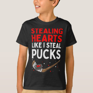 Camiseta Robando corazón como robo discos Día de San Valent