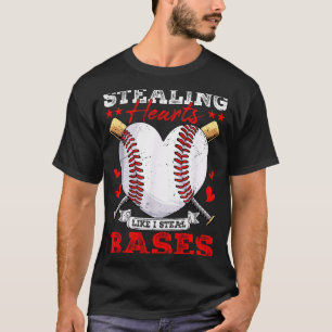 Camiseta Robando corazones como robo bases béisbol