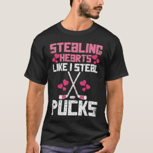Camiseta Robando corazones como yo robando calcetines de ho