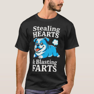 Camiseta Robando Corazones Explosión de Pedos - Bulldog Div
