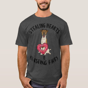 Camiseta Robar Corazones Blasando Faros Suave Para Terrier