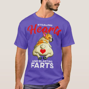 Camiseta Robar corazones y arruinar Farts Funny Pug Valen