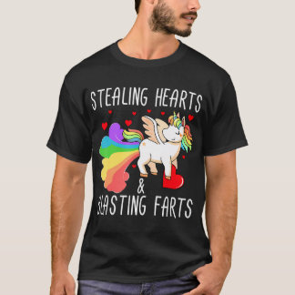 Camiseta Robar Corazones Y Blastar Farts Divertido Valentin