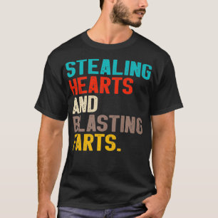 Camiseta Robar Corazones Y Blastar Farts Retro Gracioso Mor