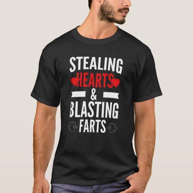 Camiseta Robar corazones y destruir diseño de faros (Anverso)