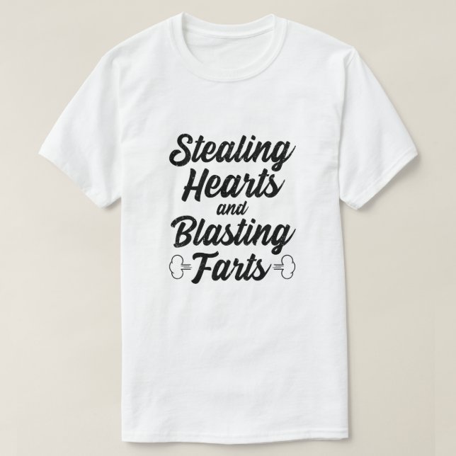 Camiseta Robar Corazones Y Perros De Blasto (Diseño del anverso)