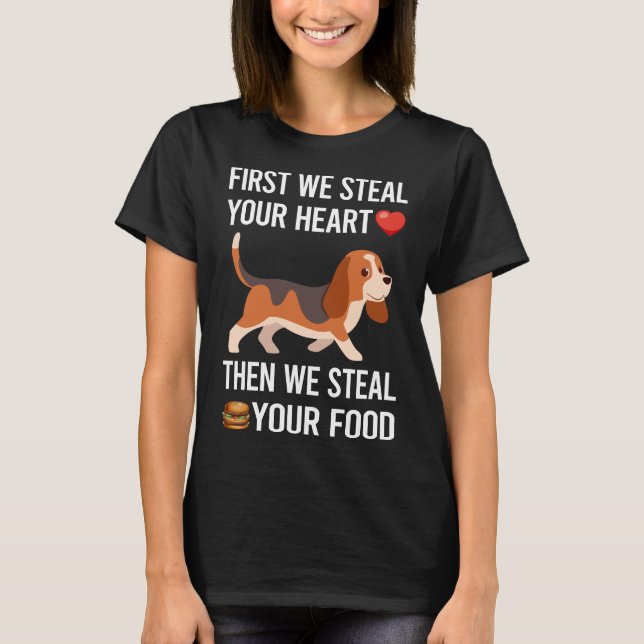 Camiseta Robar el montón base del corazón 22 (Anverso)