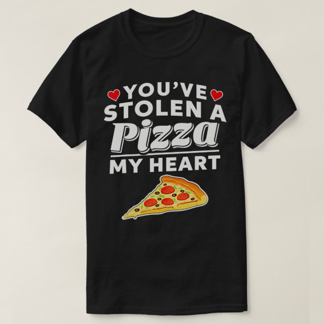 Camiseta Robaron un regalo de Día de San Valentín gracioso  (Diseño del anverso)