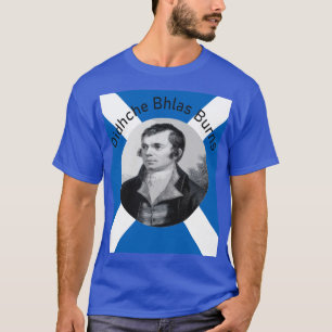 Camiseta Robbie Burns - En Grey Oidhche Bhlas Burns Saltire