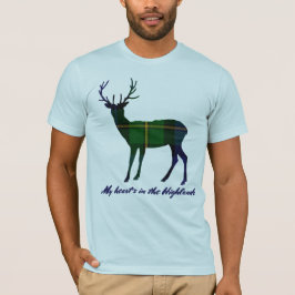 Camiseta Robert Burns Cita Clan GordonTartan Stag