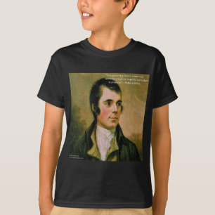 Camiseta Robert Burns y famosa cita de sospecha