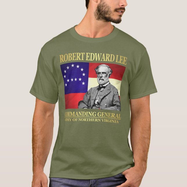 Camiseta Robert E Lee (Comandante General) (Anverso)