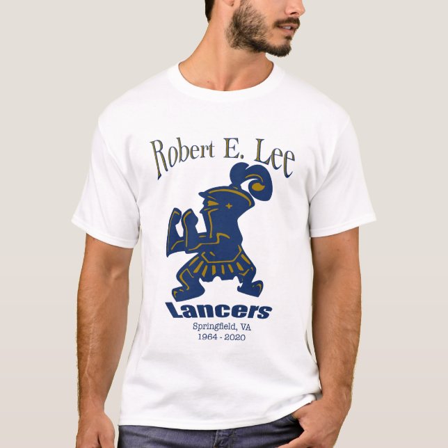 Camiseta Robert E. Lee High School Lancers (Anverso)