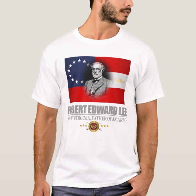Camiseta Robert E Lee (Patriota Meridional) (Anverso)