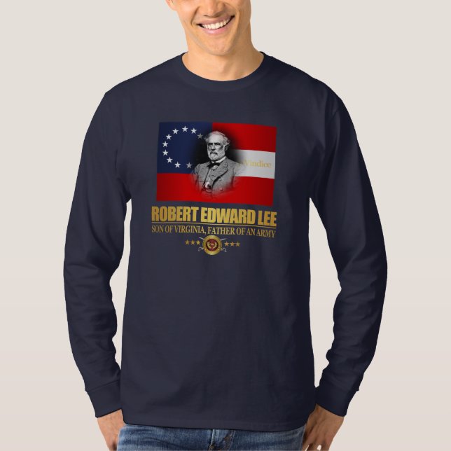 Camiseta Robert E Lee (Patriota Meridional) (Anverso)