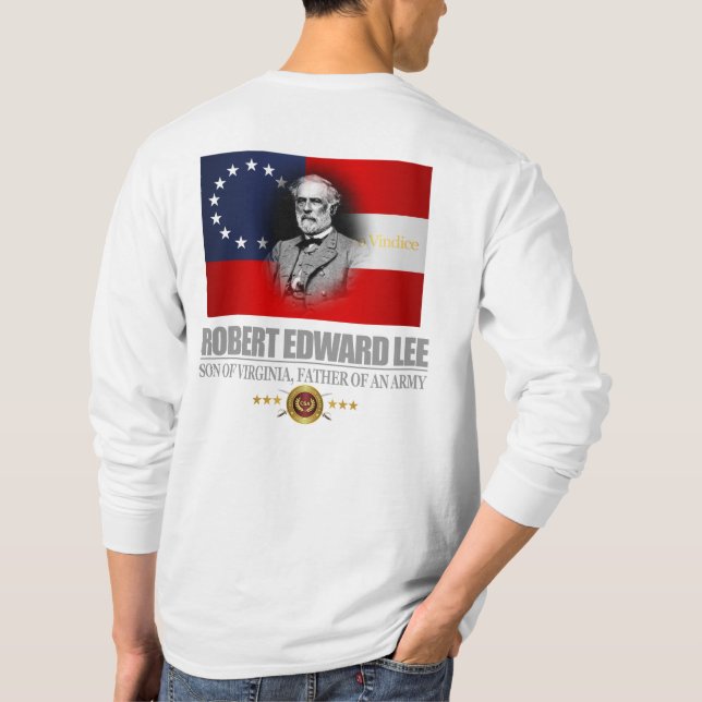 Camiseta Robert E Lee (Patriota Meridional) (Reverso)